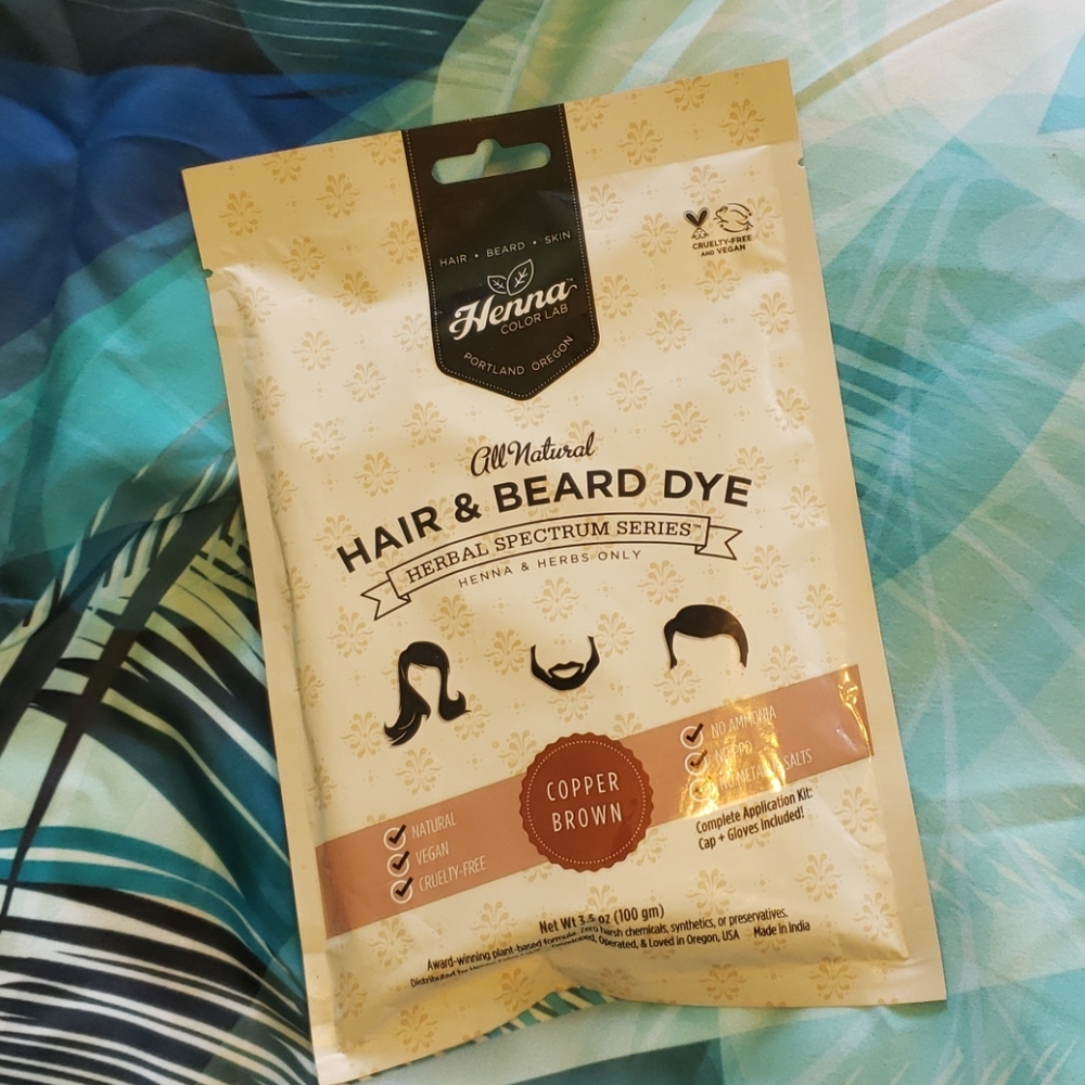Henna Color Lab Hair Beard Dye Natural Vegan Color